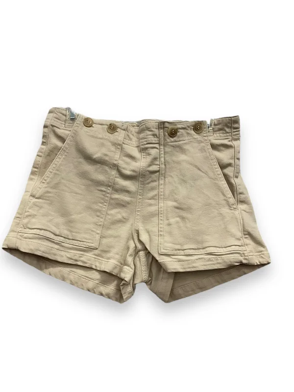 Beige Shorts Pilcro, Size 8 Modern Men's Geometric
