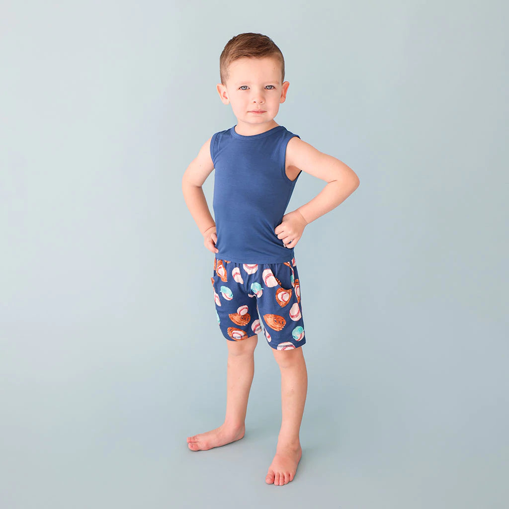 Posh Peanut Homer Tank Top & Short Set Refined Men's Velvet