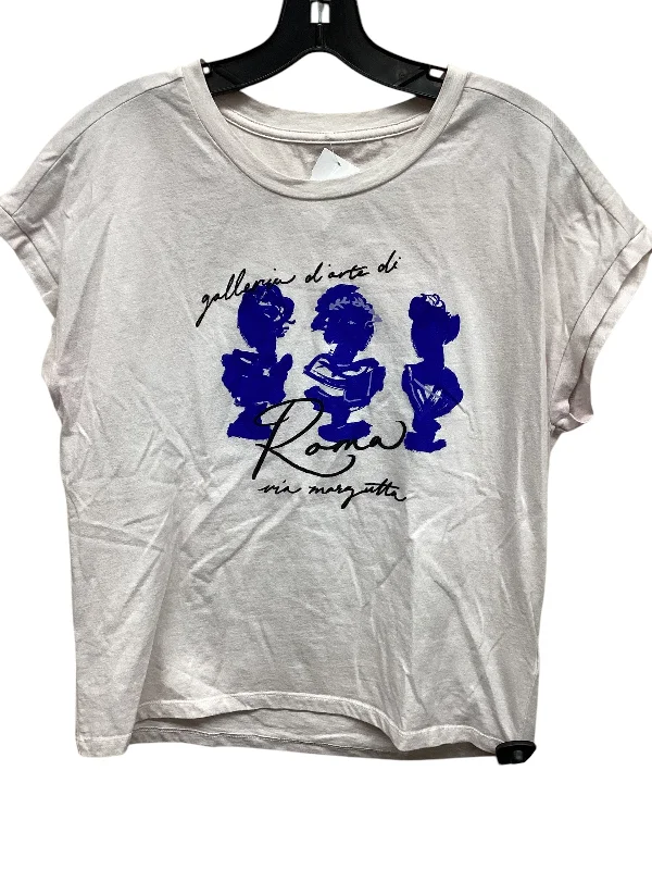 Top Short Sleeve By Maeve In Animal Print, Size: S Relaxed Men's Beach