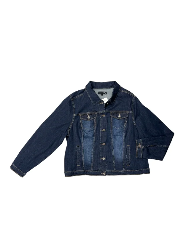Jacket Denim By 1822 Denim In Blue Denim, Size: 2x Bold Men's Animal