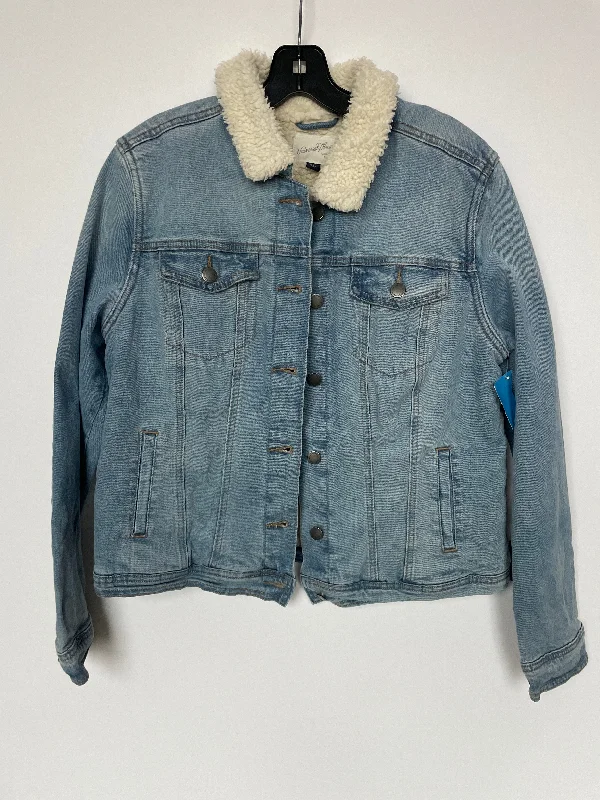 Jacket Denim By Universal Thread In Blue, Size: L Laid
