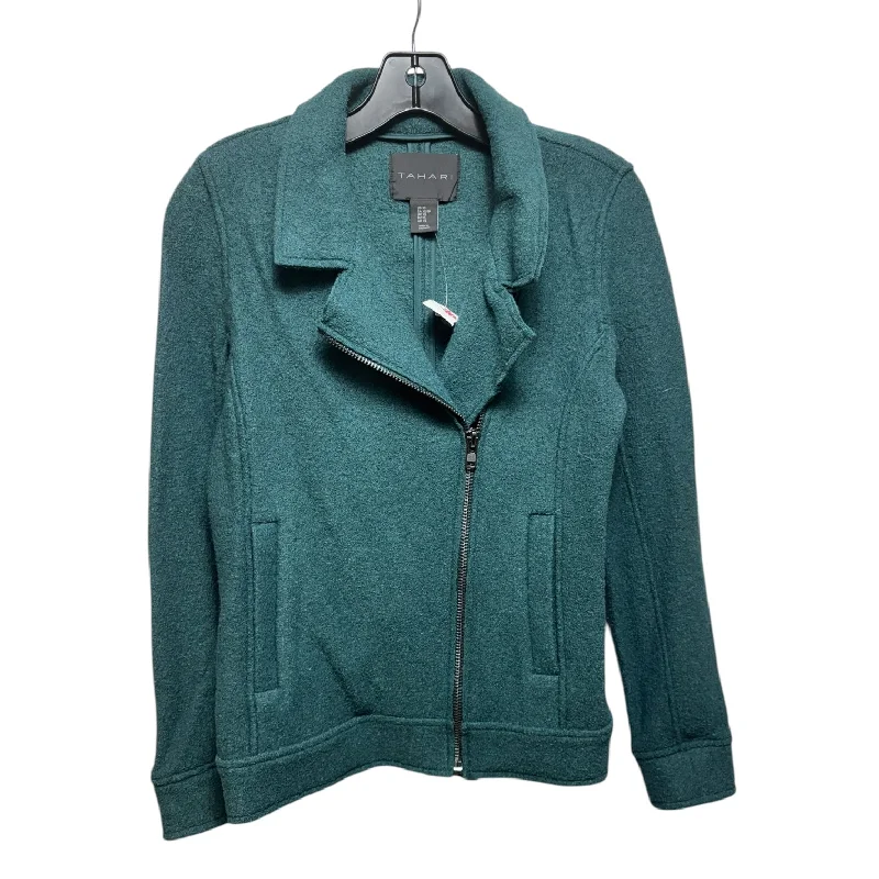 Jacket Moto By T Tahari In Green, Size: Xs Bold Men's Statement