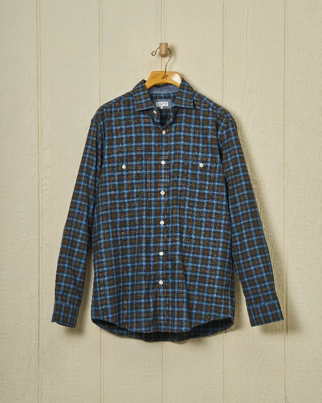 Chore Shirt in Olive/Denim Heather Dynamic Men's Glow