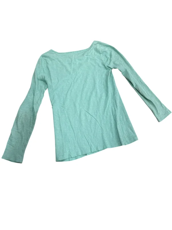 Top Long Sleeve By J. Crew In Green, Size: S Dapper Men's 1920S