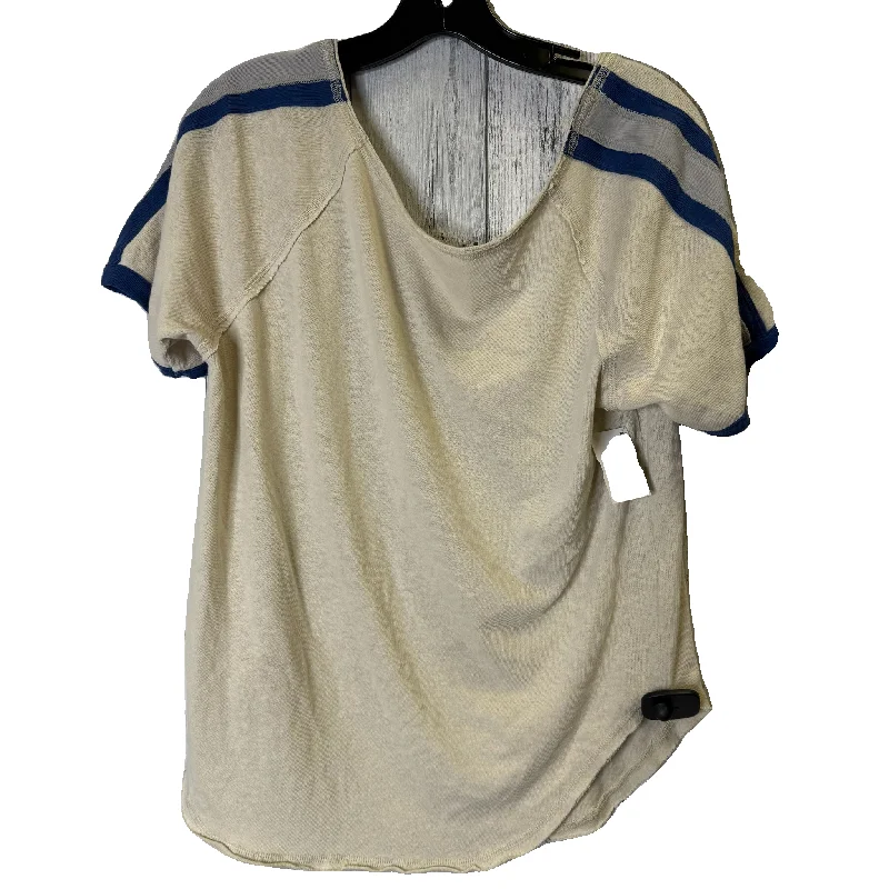 Top Short Sleeve By We The Free In Cream, Size: S Unique Men's Patch