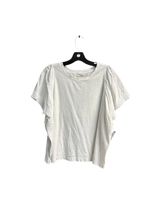 Top Short Sleeve By Old Navy In White, Size: 2x Bold Men's Animal