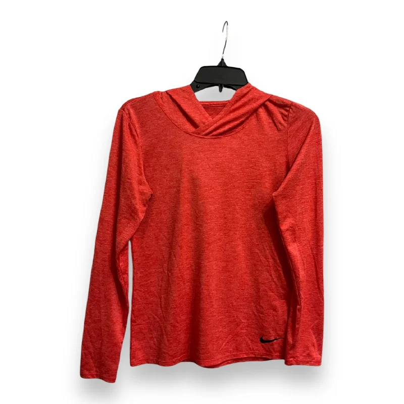 Athletic Top Long Sleeve Hoodie By Nike Apparel In Red, Size: Xs Dynamic Men's Moto