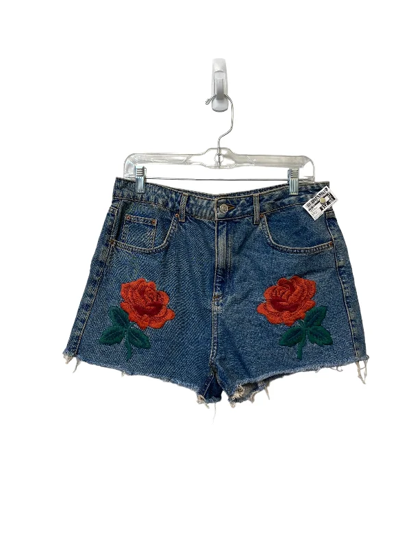 Blue Denim Shorts Top Shop, Size 14 Cozy Men's Sherpa
