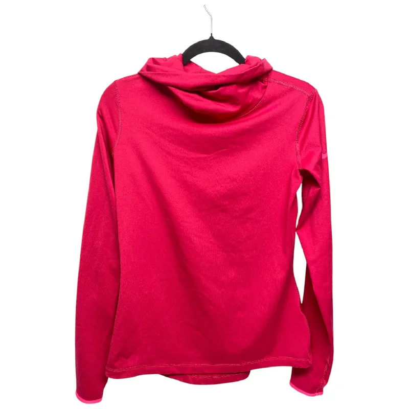 Athletic Top Long Sleeve Collar By Nike Apparel In Red, Size: M Sharp Men's Italian