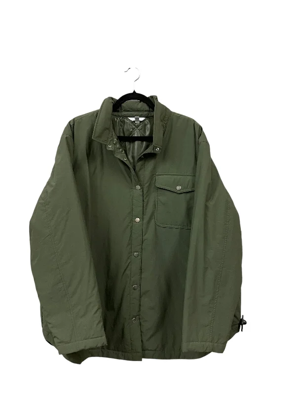 Coat Puffer & Quilted By Time And Tru In Green, Size: 1x Athletic Men's High