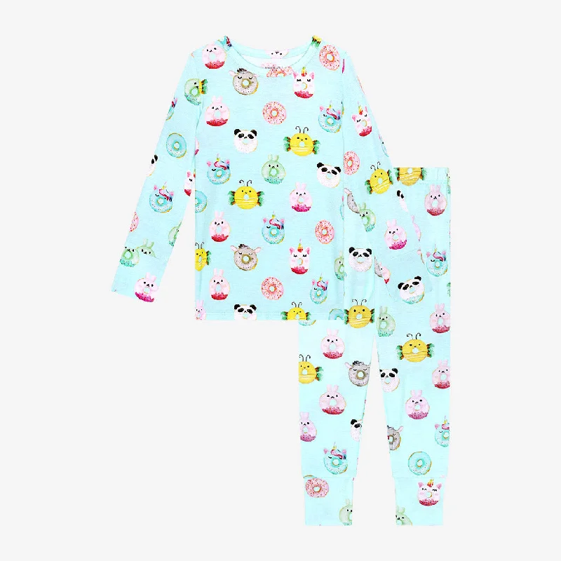 Posh Peanut Donut Pajamas Stylish Men's Tropical 