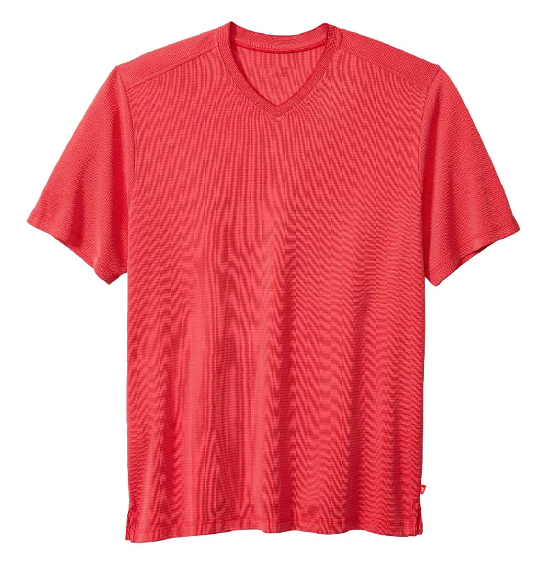 Tommy Bahama Coastal Crest V-Neck T-Shirt - Windflower Polished Men's Silk