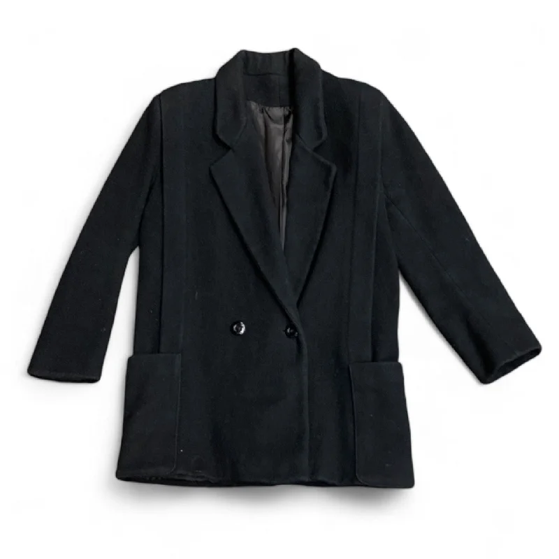 Coat Peacoat By Clothes Mentor In Black Masculine Men's 
