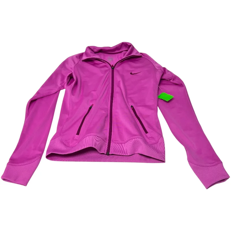 Athletic Jacket By Nike Apparel In Pink, Size: M Elegant Men's Cashmere