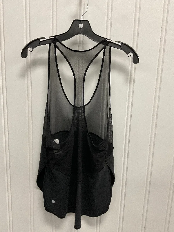 Athletic Top Short Sleeve By Lululemon In Black, Size: S Adventure