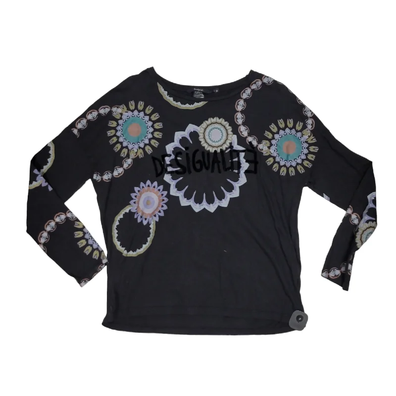 Top Long Sleeve Designer By Desigual  Size: M Sleek Men's Contemporary 