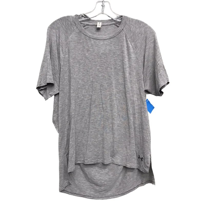 Athletic Top Ss By Under Armour In Grey, Size:M Sophisticated Men's 