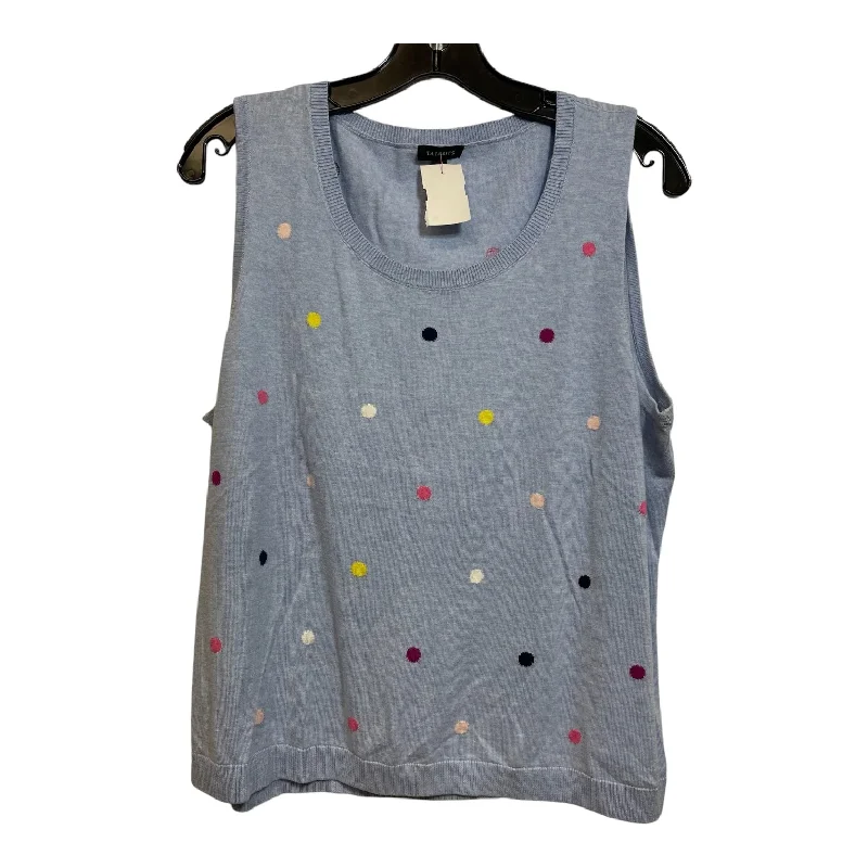 Top Sleeveless By Talbots O In Polkadot, Size: Xl Laid