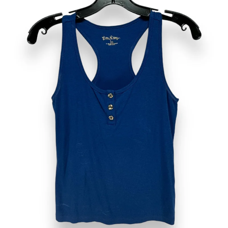 Sera Knit Tank Top Designer By Lilly Pulitzer In True Navy, Size: XS Traditional Men's Country Sera Knit Tank Top Designer By Lilly Pulitzer In True Navy, Size: XS Traditional Men's Country