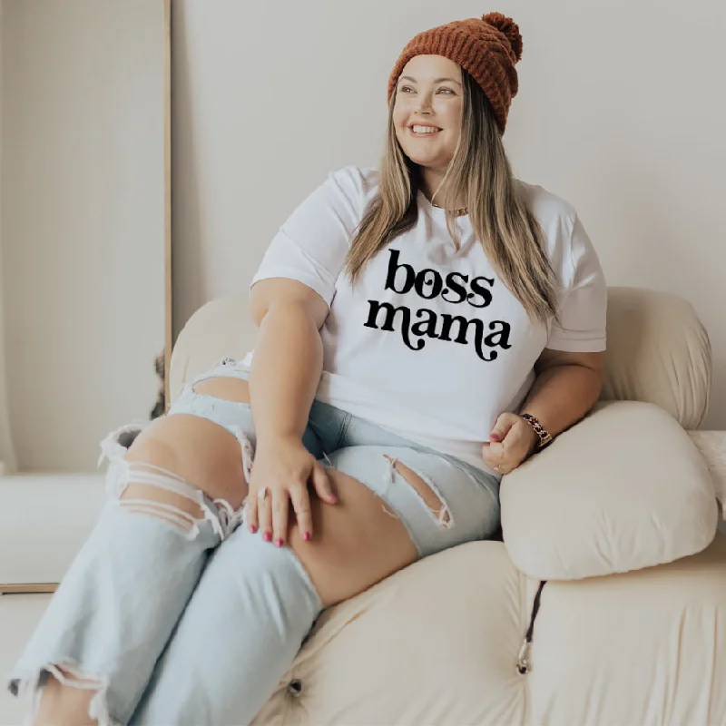 Boss Mama T-Shirt Stylish Men's Tropical 