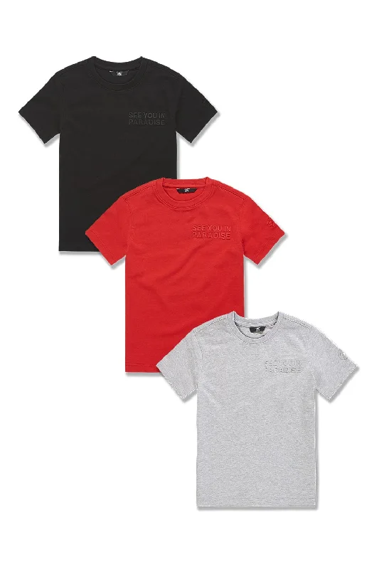 Kids Paradise Tonal T-Shirt 3 Pack #1 Vintage Men's 1970S Disco