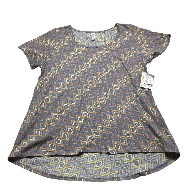Top Short Sleeve By Lularoe In Multi-colored, Size: 2x Athletic Men's High