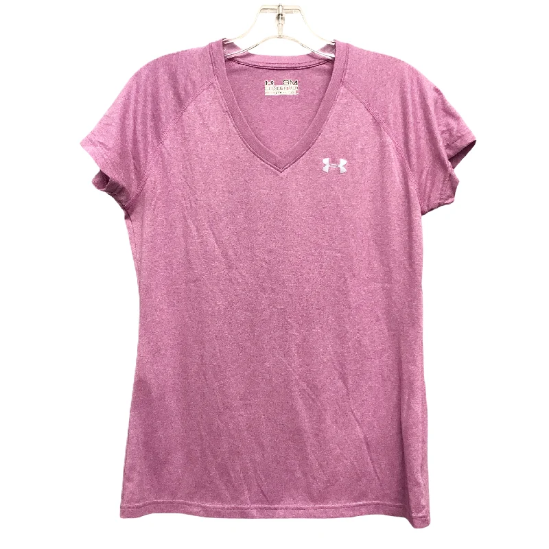 Athletic Top Short Sleeve By Under Armour In Pink, Size: S Confident Men's High