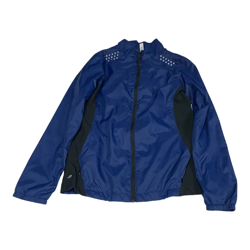 Athletic Jacket By Ideology In Blue, Size: S Trendy Men's Oversized