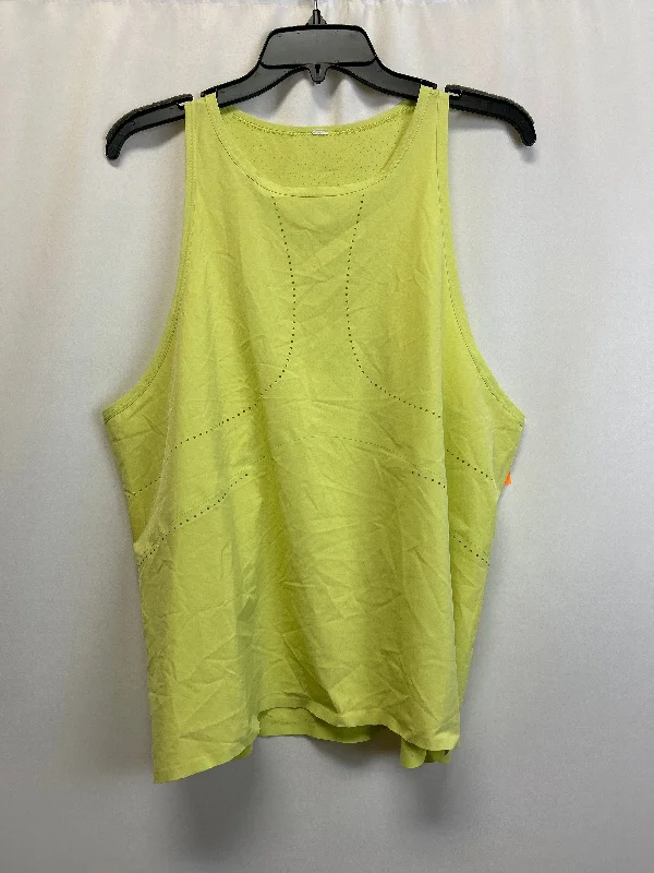 Athletic Tank Top By Lululemon  Size: L Organic