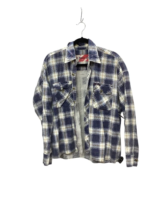Jacket Shirt By Clothes Mentor In Plaid Pattern, Size: 2x Tailored