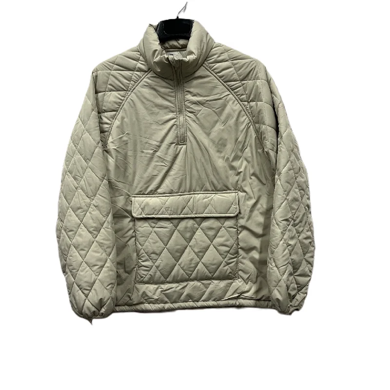 Coat Puffer & Quilted By Mono B In Tan, Size: L British Gentleman Style