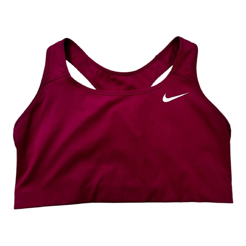Athletic Bra By Nike Apparel In Pink, Size: 1x Modern Men's 