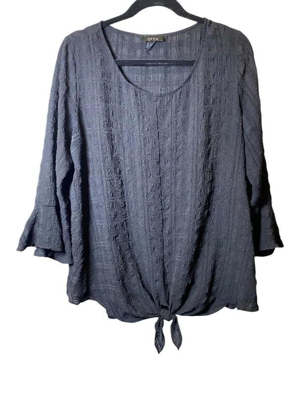 Top Long Sleeve By Alyx In Black, Size: Xl Modern Men's 