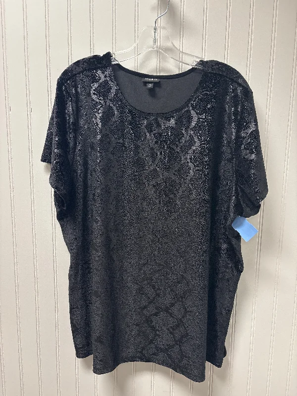 Top Short Sleeve By Torrid In Snakeskin Print, Size: 3x Hip Men's Urban