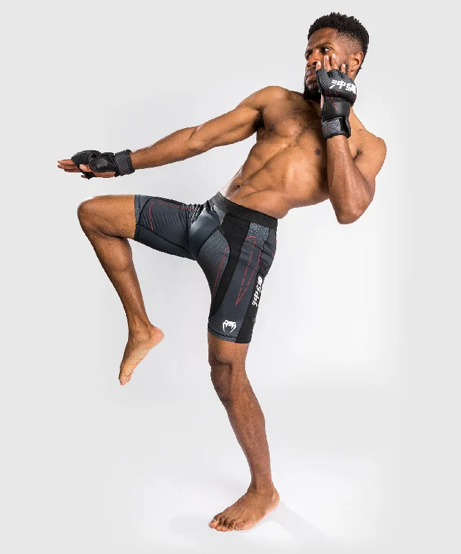 Venum Okinawa 3.0 Vale Tudo Shorts  - Black/Red Laid