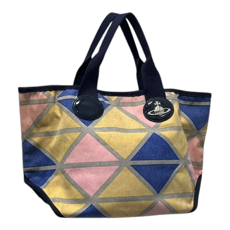 Vivienne Westwood/Tote Bag/MLT/Triangle Pattern Masculine Men's Thick