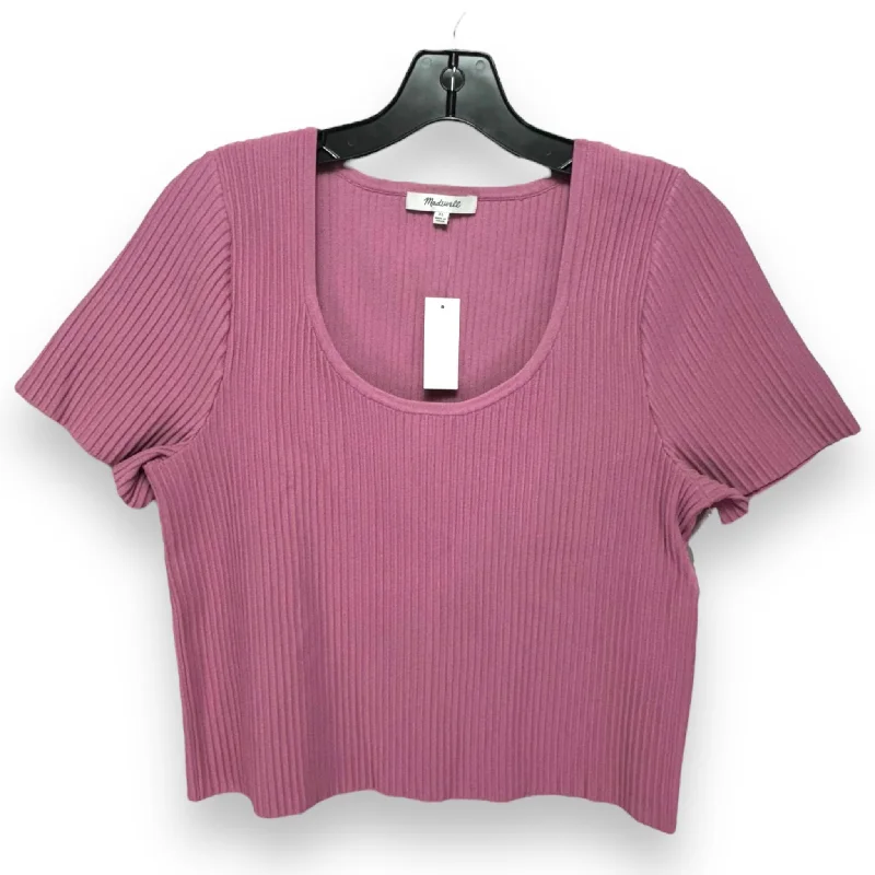 Top Short Sleeve By Madewell In Pink, Size: Xl Tough Men's Tactical