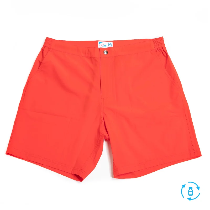Red Modern Men's Geometric