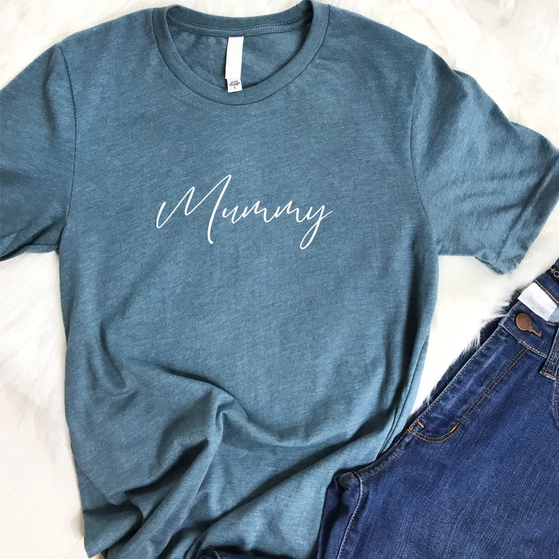 Pure Love- Mummy Script T-Shirt Artistic Men's Avant