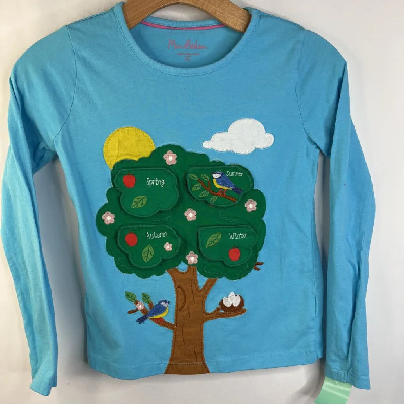 Size 9-10: Boden Light Blue Green Tree Embroidery Long Sleeve Shirt Refined Men's Velvet Size 9-10: Boden Light Blue Green Tree Embroidery Long Sleeve Shirt Refined Men's Velvet