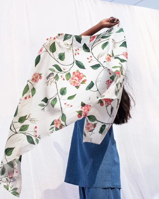 Creeper Scarf - White Tailored