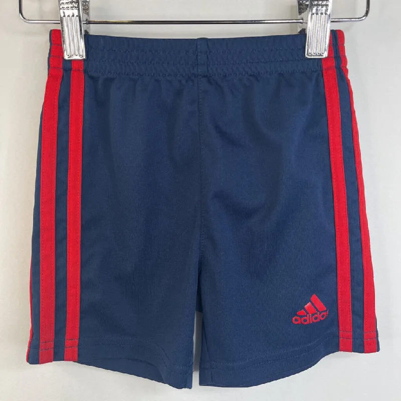 Size 2: Adidas Blue & Red Athletic Shorts Stylish Men's Tropical 