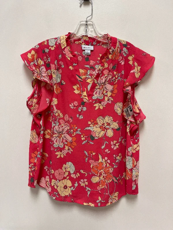 Top Short Sleeve By Liz Claiborne In Pink, Size: L Earthy Men's Sustainable 