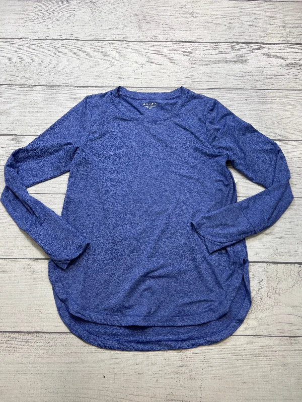 Athletic Top Long Sleeve Collar By Athleta In Blue, Size: M Dynamic Men's Moto