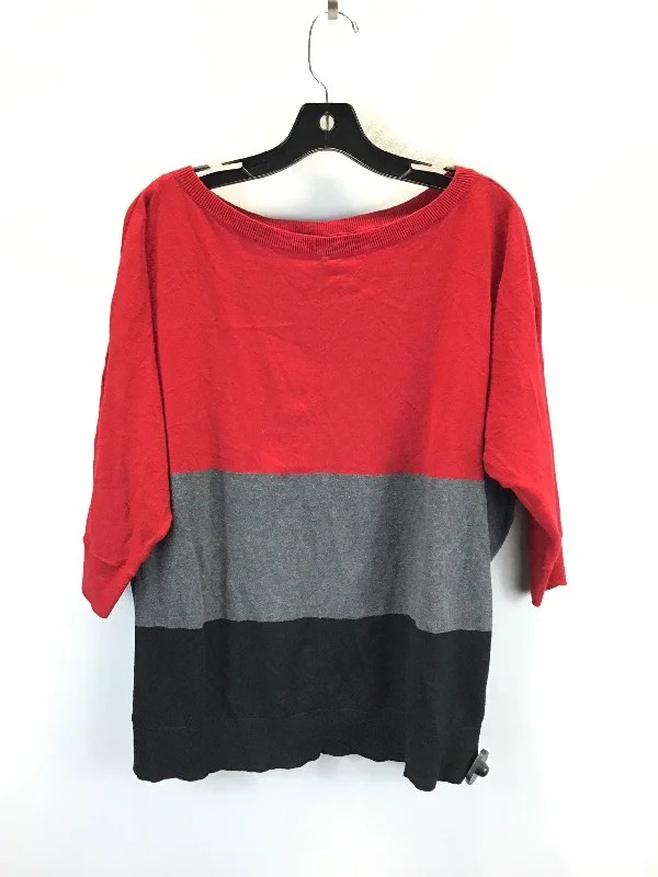 Top Short Sleeve By Chaps In Red, Size: 1x Artistic Men's Avant