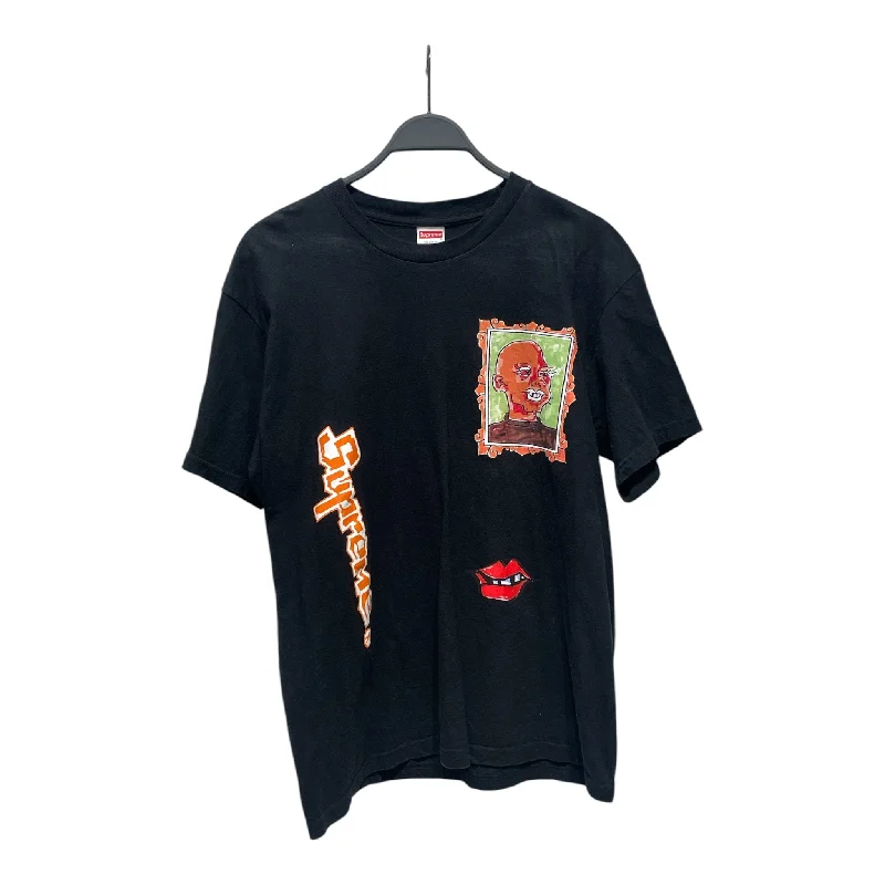 Supreme/T-Shirt/M/Cotton/BLK/Graphic/ Athletic Men's High