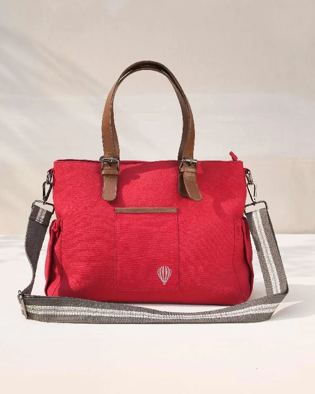 The Perfect Work Bag - Red Sophisticated Men's 