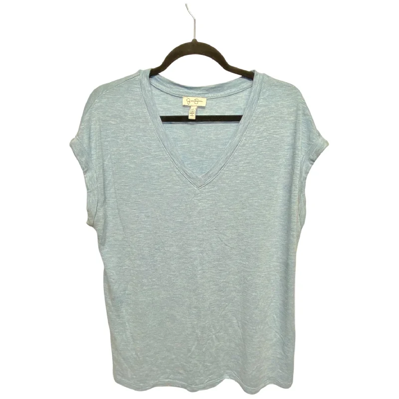 Top Short Sleeve By Jessica Simpson In Blue, Size: M Tough Men's Tactical