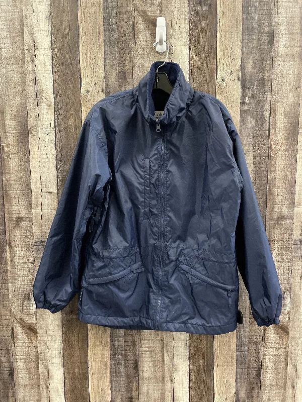 Coat Raincoat By Columbia In Blue, Size: M Classic Men's Pin
