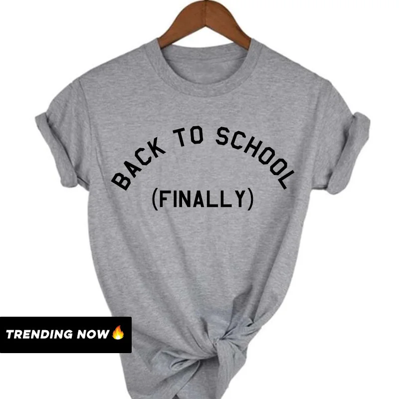 Back To School (Finally) T-Shirt (MRK X) Traditional Men's Wool